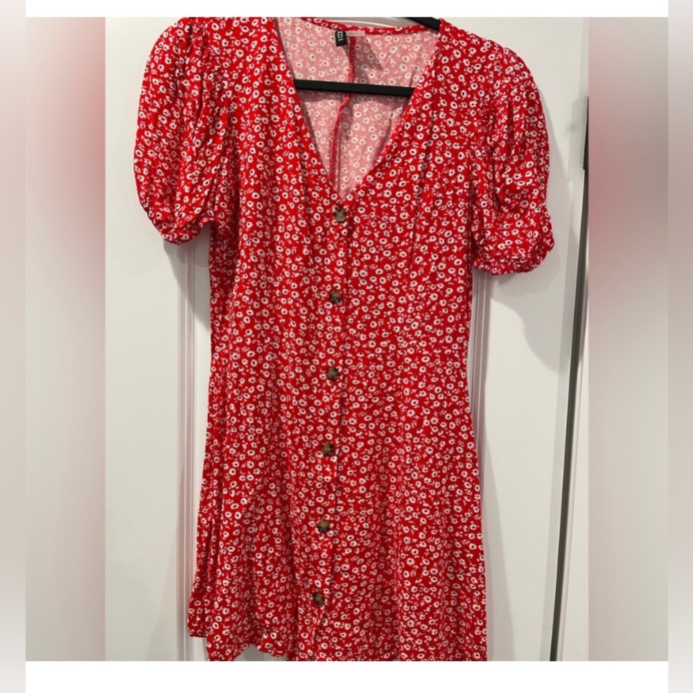H&M red dress size S